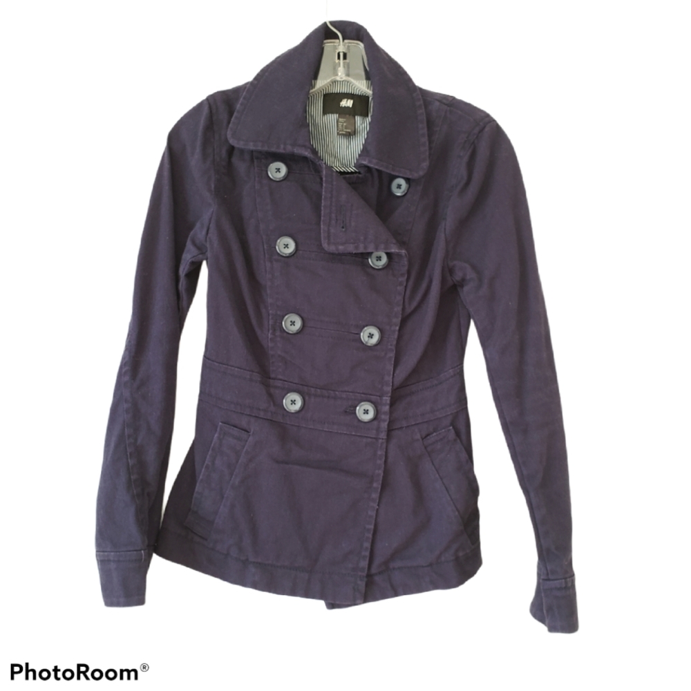Blue H&M Pea Coat